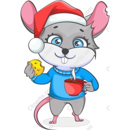 Whimsical Holiday Mouse