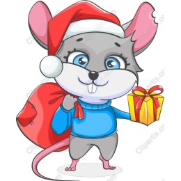 Festive Holiday Mouse