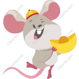 Cheerful Mouse with Yellow Cap