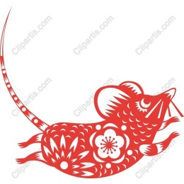 Festive Stylized Mouse