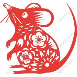Floral Decorative Mouse