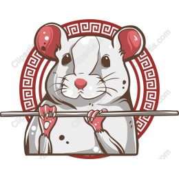 Playful Cartoon Mouse