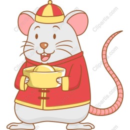 Charming Festive Mouse