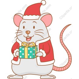 Charming Christmas Mouse
