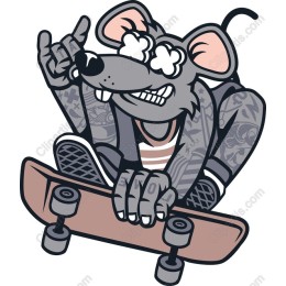 Urban Rebel Skateboarding Mouse