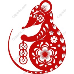 Charming Red Mouse