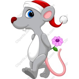 Charming Santa Mouse