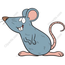 Playful Cartoon Mouse