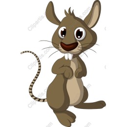 Adorable Cartoon Mouse