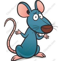 Whimsical Cartoon Mouse
