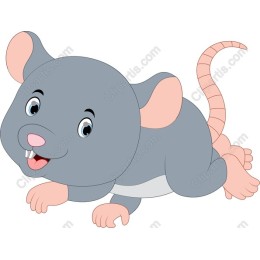 Happy Cartoon Mouse
