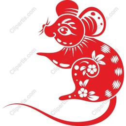 Charming Red Mouse