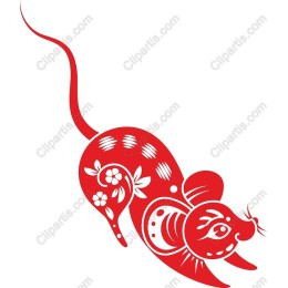 Elegant Red Mouse