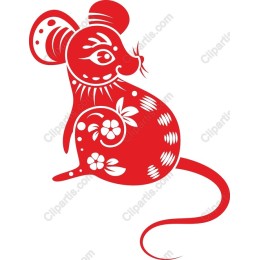 Charming Red Mouse