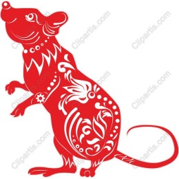 Intricate Red Mouse