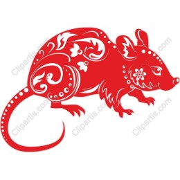 Red Ornate Mouse
