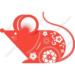 Floral Whimsical Mouse