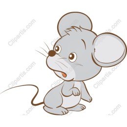 Adorable Cartoon Mouse