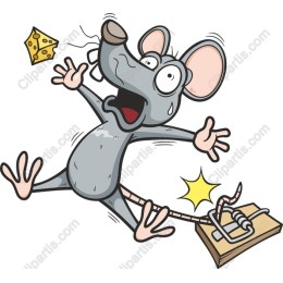 Surprised Cartoon Mouse