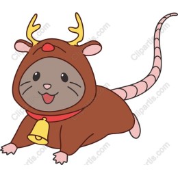 Cute Reindeer Rodent