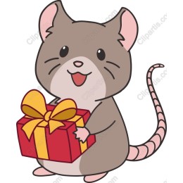 Cheerful Mouse Gift