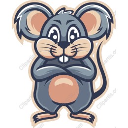 Charming Cartoon Mouse