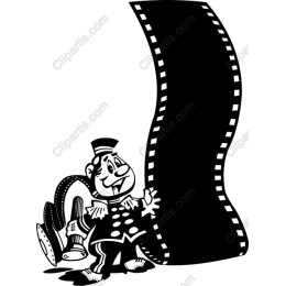Vintage Film Director Character