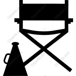 Film Director Chair & Megaphone