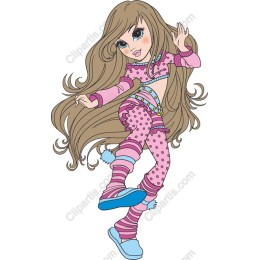 Playful Stylish Girl