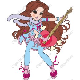 Whimsical Rocker Girl