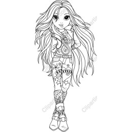 Trendy Fashionable Girl