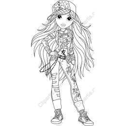 Trendy Fashionable Girl