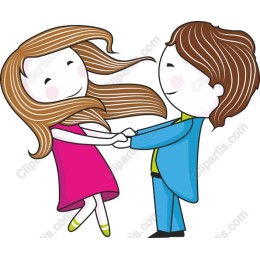 Charming Lovebirds Dancing