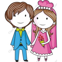 Joyful Wedding Couple