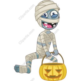 Playful Mummy Halloween