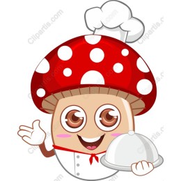 Whimsical Mushroom Chef