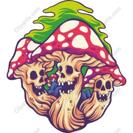 Mushroom Skulls