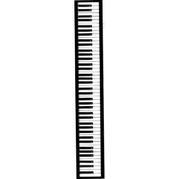 Vertical Piano Keyboard