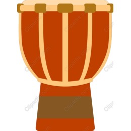 Vibrant Traditional Drum