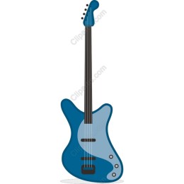 Blue Electric Guitar