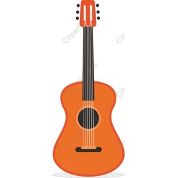 Vibrant Acoustic Guitar