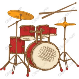 Vibrant Classic Drum Set
