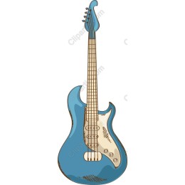 Blue Electric Guitar
