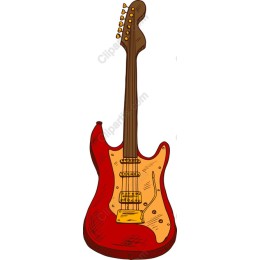 Red Electric Guitar