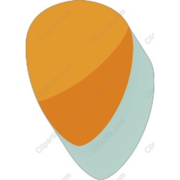 Abstract Elegant Shape in Warm Colors
