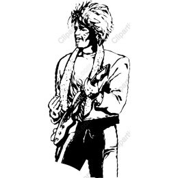 Dynamic Rock Musician