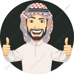 Thumbs-Up Joyful Man