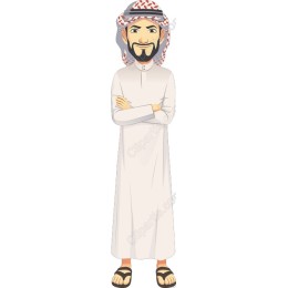 Confident Middle Eastern Man