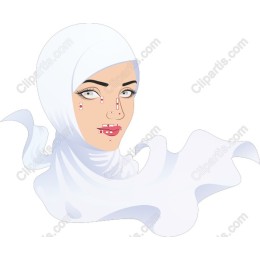 Elegant Woman in Scarf