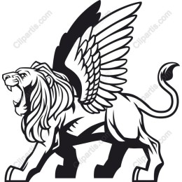 Majestic Winged Lion